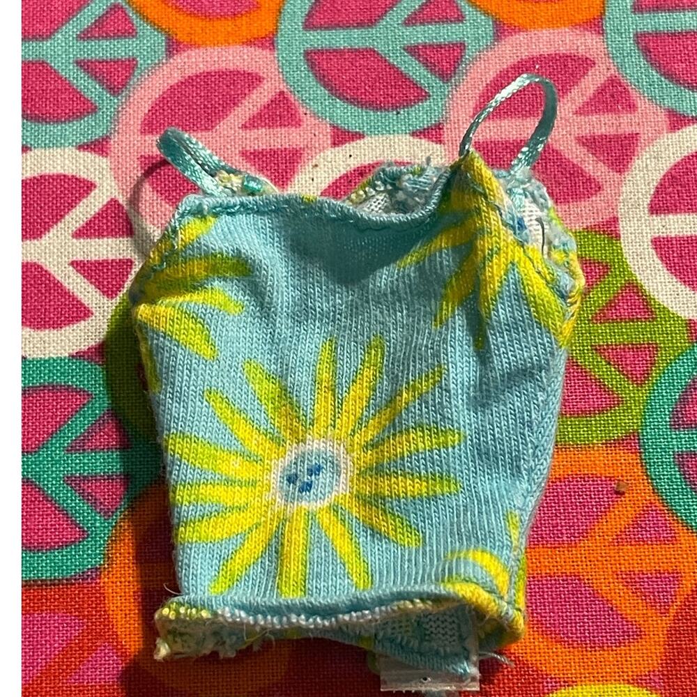 Mattel Barbie Doll tropical Sunshine floral tank top
